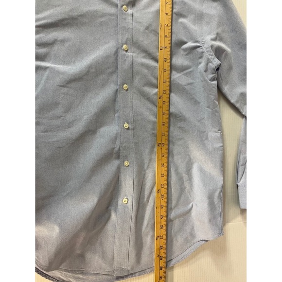 Ralph Lauren Oxford Shirt Mens Medium Blue Long Sleeve Button Down - Picture 6 of 7
